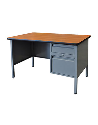 Escritorio Metálico 1 Pedestal MB 1212