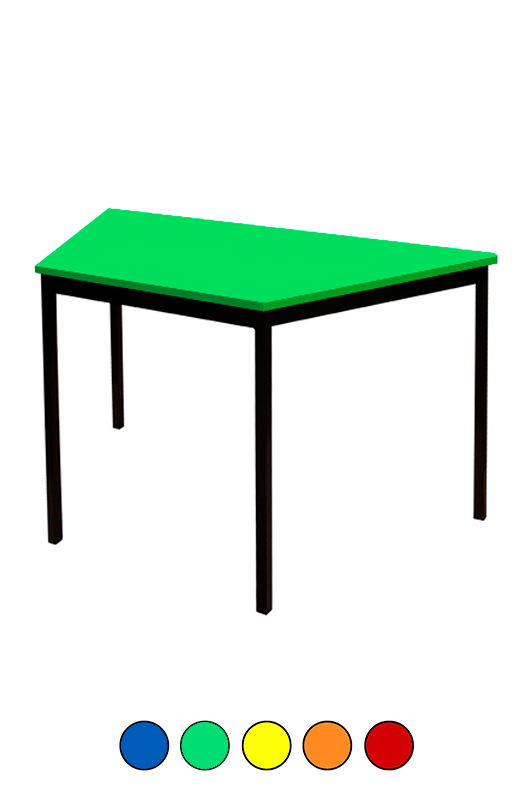 Mesa Trapezoidal Cubierta de Polipropileno 120 x 60 x 45cm MB 1105